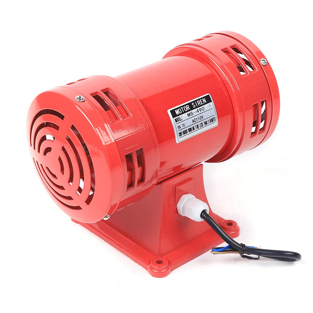 Amazon.com: PIAOCAIYIN MS-490 Red Electric Siren Alarm, 140db